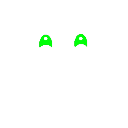 Green Happy Shiny Eyes Roblox decal