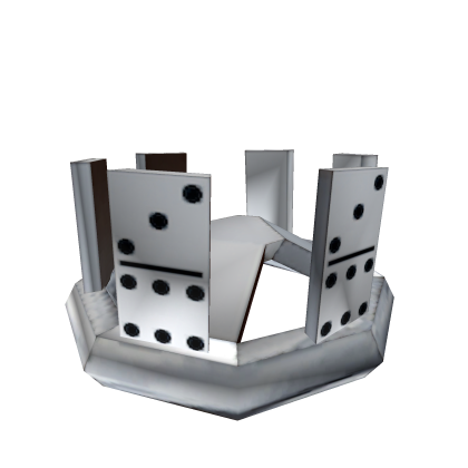 Mini Domino Crown (White) Roblox item