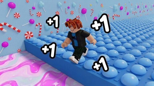[X2 SPEED] +1 Speed Bubble Escape | Candy Obby