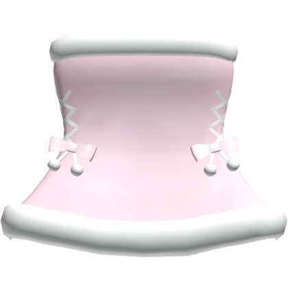 Cute Pink Fuzzy Winter Dress Roblox item
