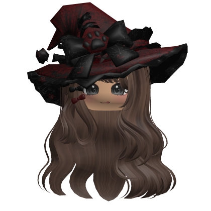 Brown Kawaii Witch Halloween Hair