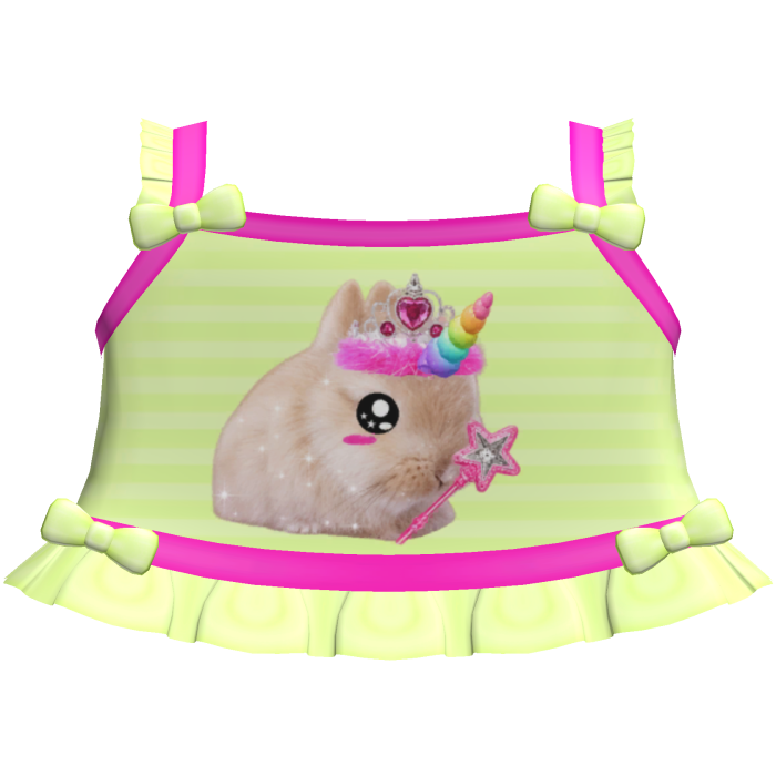 cute princess bunny unicorn tweencore cutecore top