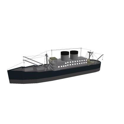 cargo ship converted to ocean liner