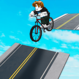 Obby But You're on a Bike