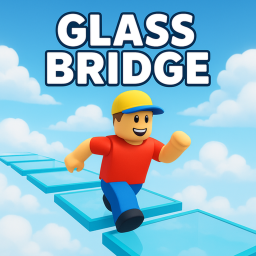 [NEW!] Rainbow Glass Bridge Obby