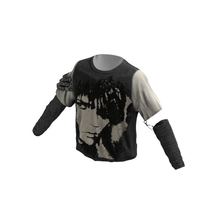 Dark Muse Layered Grunge Tee