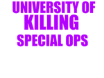 University of Killing Special Operations