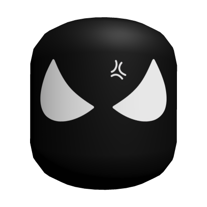 Black Angry Oval Eyes