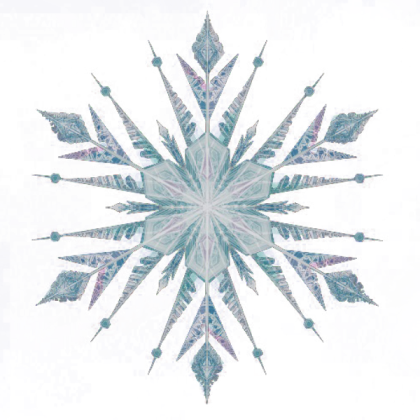 Snow flake transparent Roblox decal