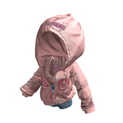 ♥Y2K Cutie Oversized Hoodie Set Pink♥