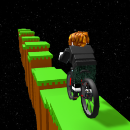 Obby But On A Bike
