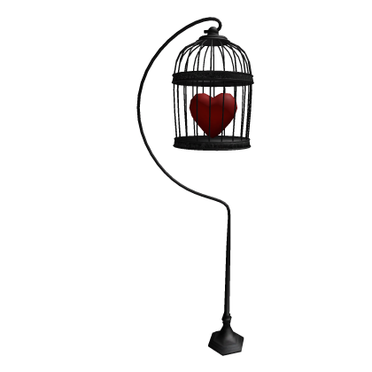 Caged Heart Light(Black & Red)