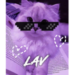 Lavender cupcake