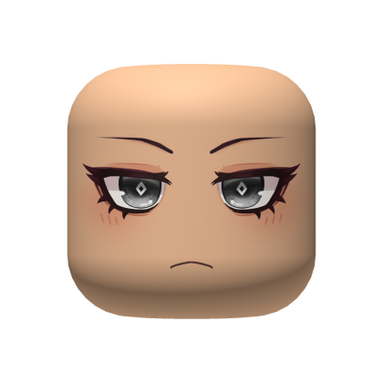 Silver Stern Anime Face (light skintone) thumbnail