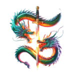 ドラゴンを倒すデーモンハンター