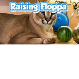 raising  a  floppa 😺🌏