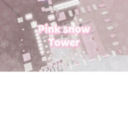 pink snow tower