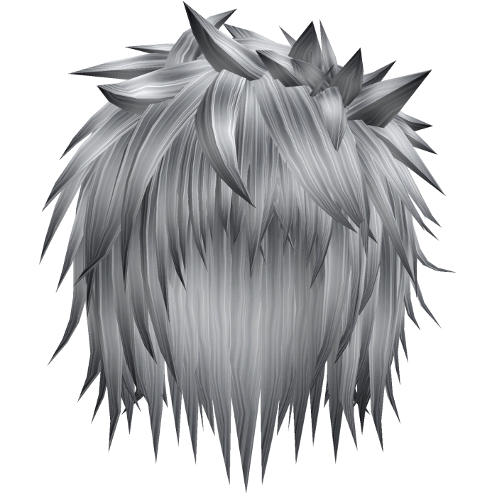 silver grey emo spiky messy vampire anime boy hair