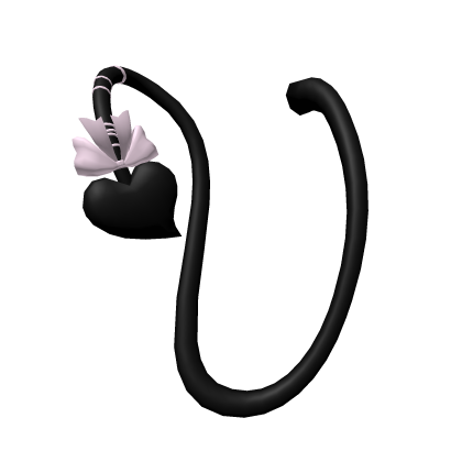 🌷 ♡ :  Cute Black Devil Bow Tail