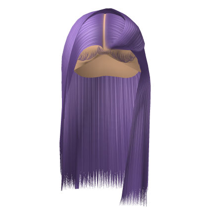 Straight Middle Part Flip Over | Lavender