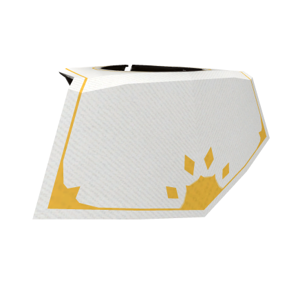 White and Yellow Short Cape Roblox item