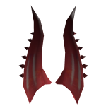 Red fire horns