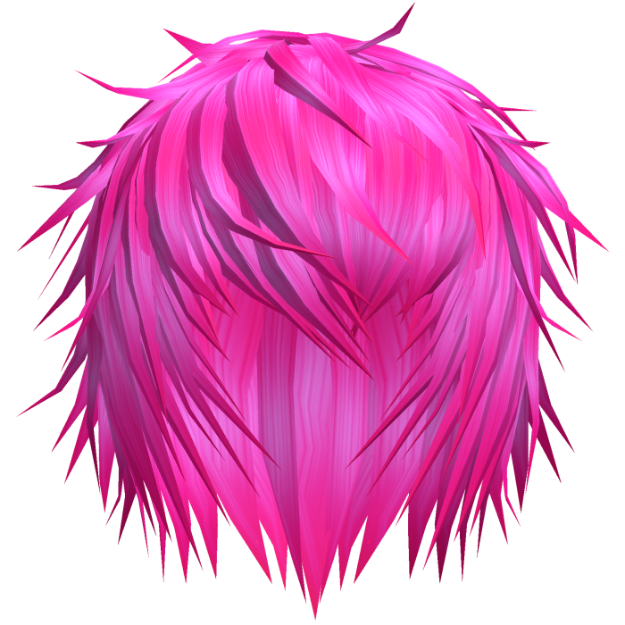 hot pink emo hair