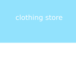sky's clothing store for blue people