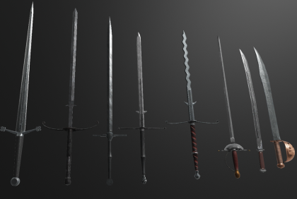 PBR Sword Pack - Historic preview 5