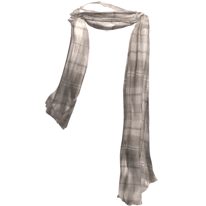 Fall Autumn Cozy Cold Winter Scarf in Ash Roblox item