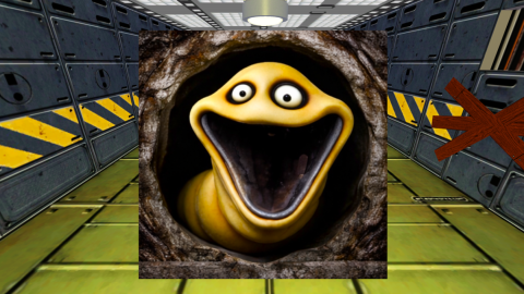 🪱 SURVIVE HUNGRY WORM IN AREA 51 🪱