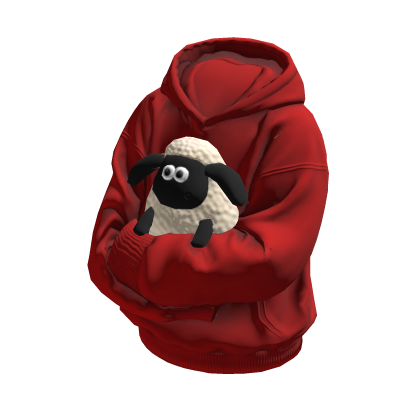 Cute Sheep Lamb Holdable Huggable Sweater Hoodie