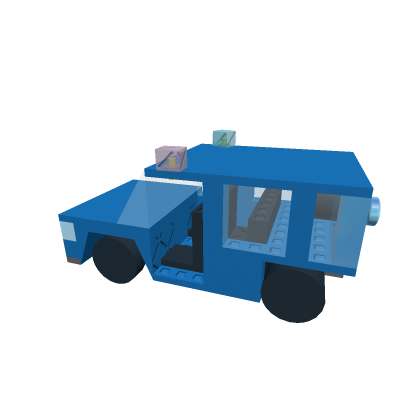fixed classic police car