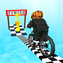 Obby But You're on a Bike
