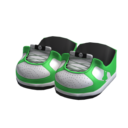 green sneaker shoes