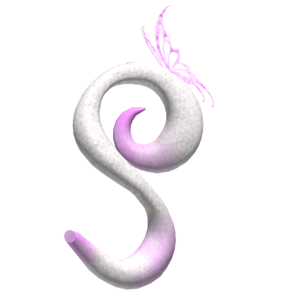 Butterfly Cat tail | White and Lilac