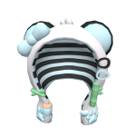 Bamboo Eating Panda Hood