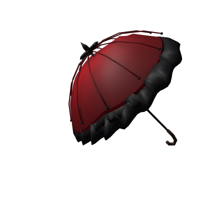 Red Gothic Lace Parasol