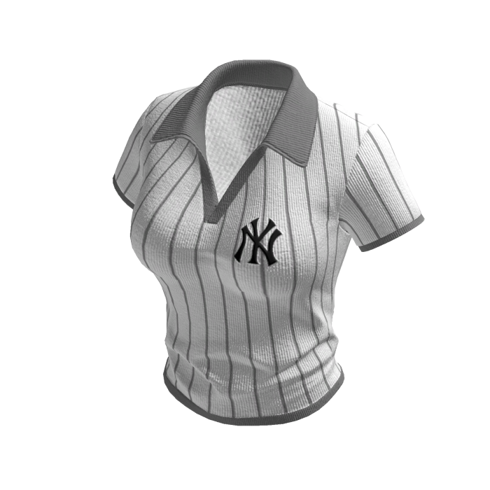 Grey Yankees Polo