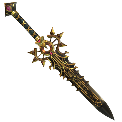 Onyx Gilded Great Sword