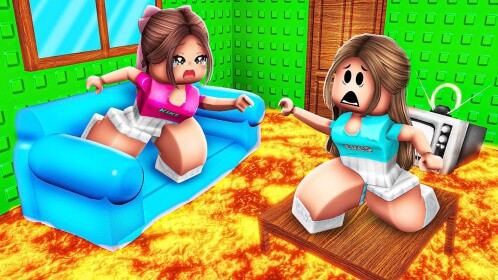 Survive Lava Disaster🔥