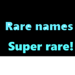 Rare names !