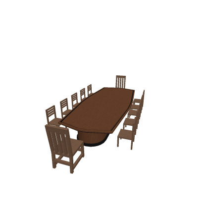 Dining table with chairs