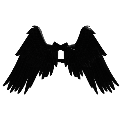 (NEW) Pure Black Icarus Wings Addon (PBR) Roblox item