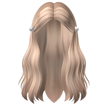 Natural Wavy Clipped Hair (Blonde) Roblox item