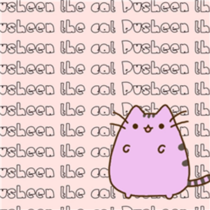Cute Pusheen Background ^-^ Roblox decal