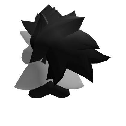 Snow Leopard Black Hair Roblox item