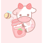 Strawberry cow squad makes you go wow!
