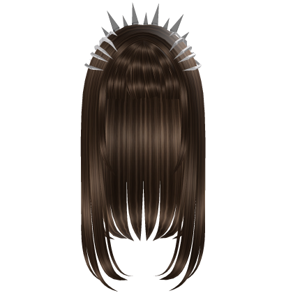 spines halloween punk skeleton hair [brown]