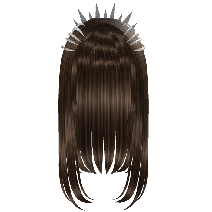 spines halloween punk skeleton hair [brown]